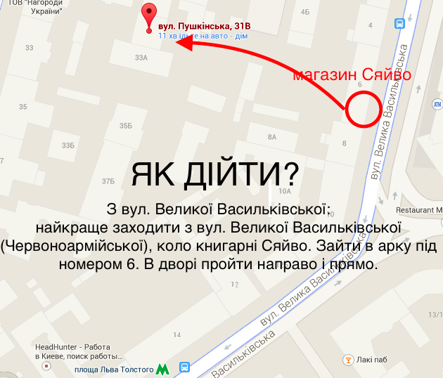 0 Public Discussion Map Pushkinska st. 31-v-1